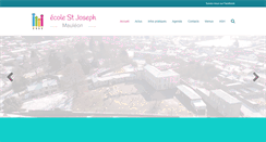 Desktop Screenshot of ecole-saintjoseph-mauleon.fr